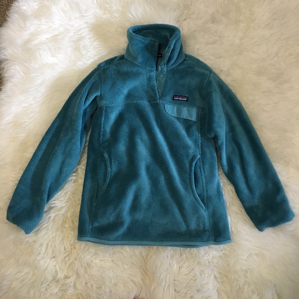 Turquoise Patagonia Pull-Over